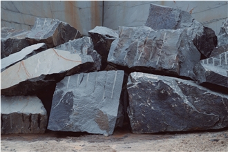 Ukrainian Gabbro Diabase Dark Magma Raw Blocks