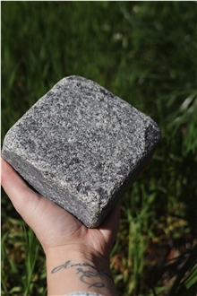 Ukrainian Gabbro Diabase Dark Magma Sawn And Tumbled Cubes