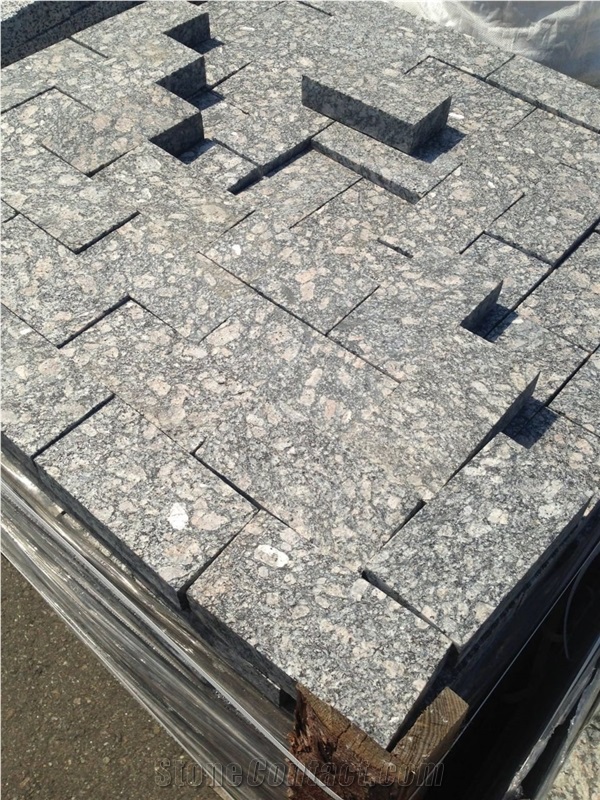 Ukrainian Granite Gray Leopard Paving Stone