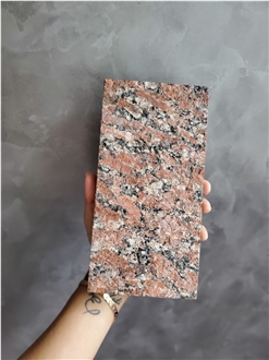Ukrainian Granite Red Crystal Kerbstone