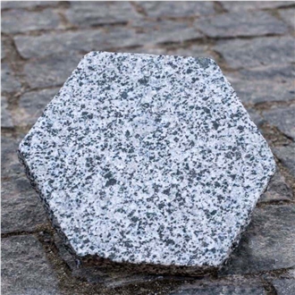 Ukrainian Granite White House, Figure Paving Stone