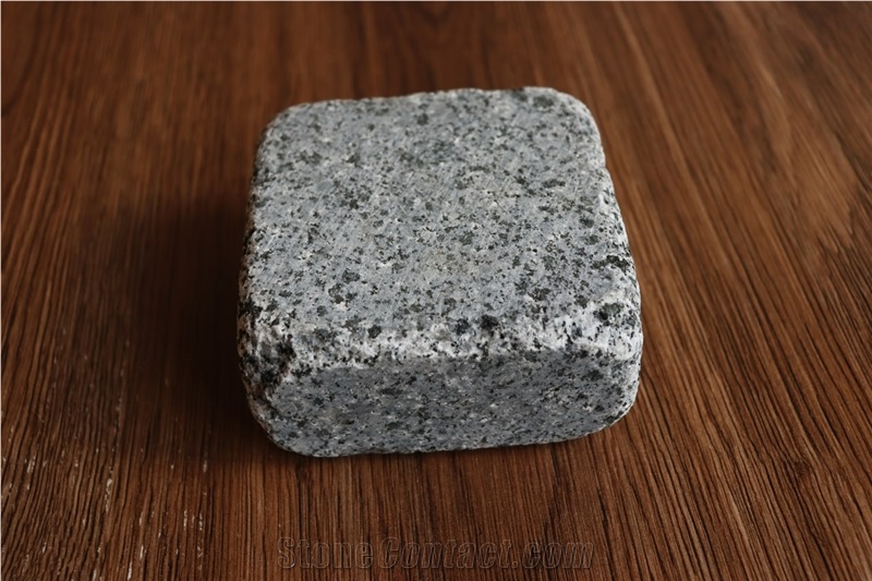 Ukrainian Granite White House Sawn-Tumbled  Cubes