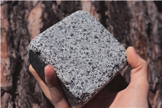 Ukrainian Granite White House Sawn-Tumbled  Cubes