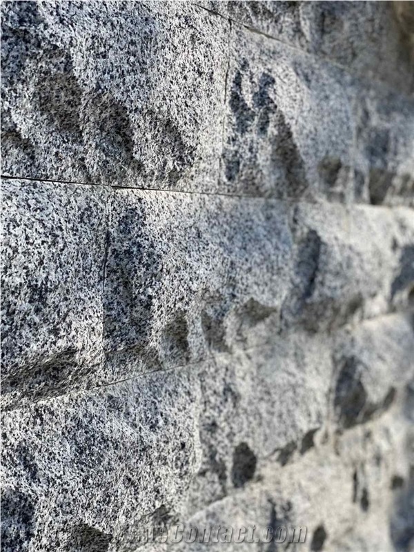 Ukrainian Granite White House Split Wall Stone