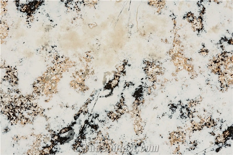 Persia Gold Quartz Slabs Premium Pandora