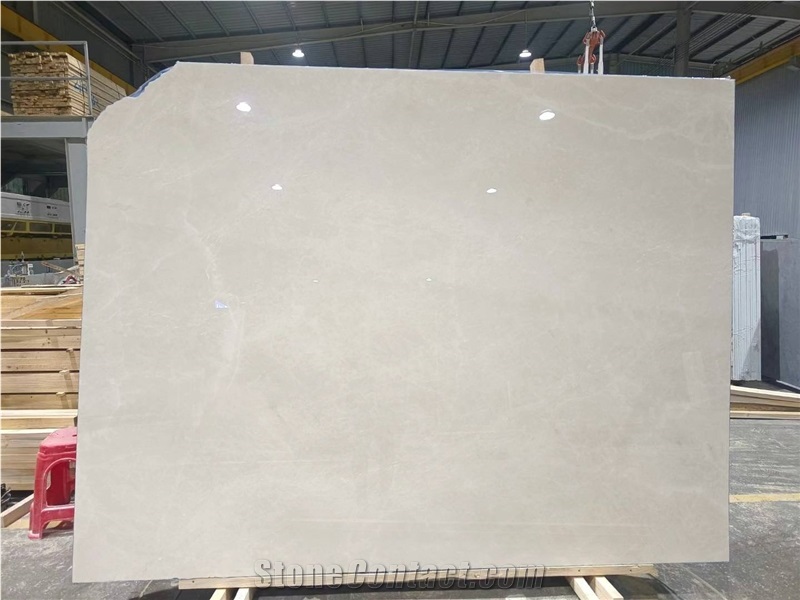 Burdur Crema Beige Marble Slabs For Flooring Use