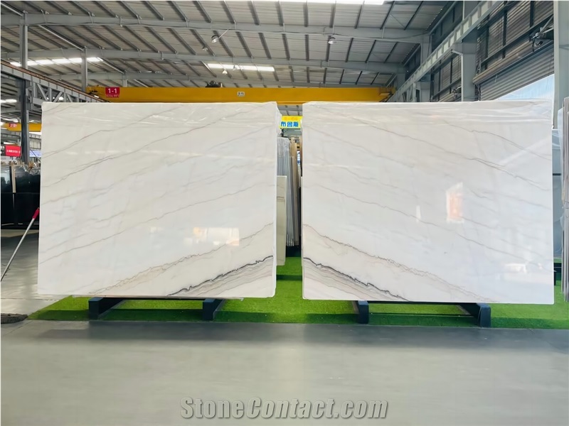 Guanxi White Marble Slabs For Engineering Decoration