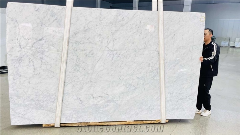 Italy Bianco Statuario Marble Slabs