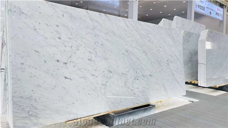 Italy Bianco Statuario Marble Slabs