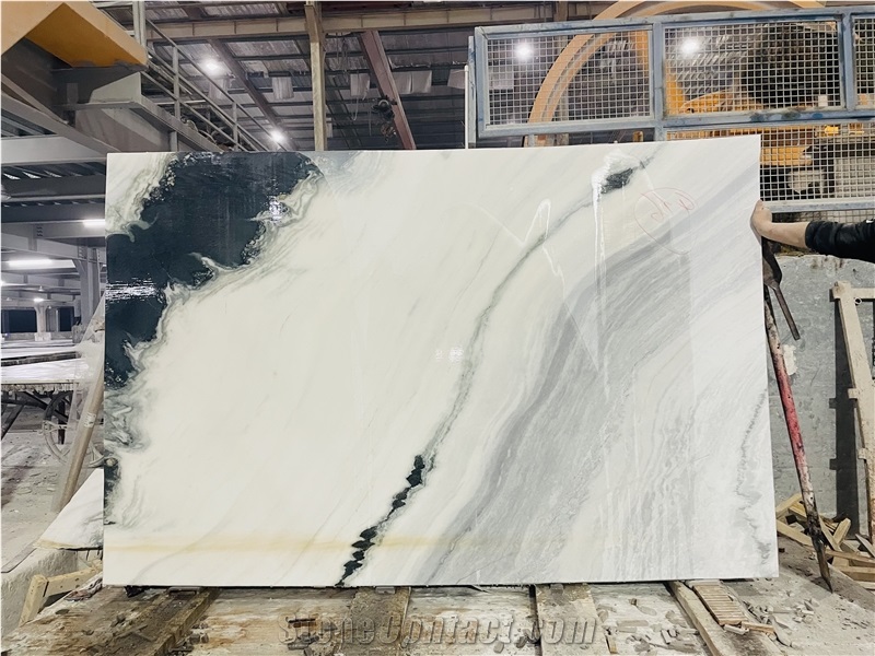 Panda White Marble Tiles And Slabs For Decor And Design