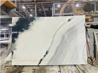 Panda White Marble Tiles And Slabs For Decor And Design