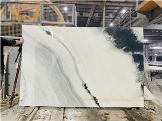 Panda White Marble Tiles And Slabs For Decor And Design