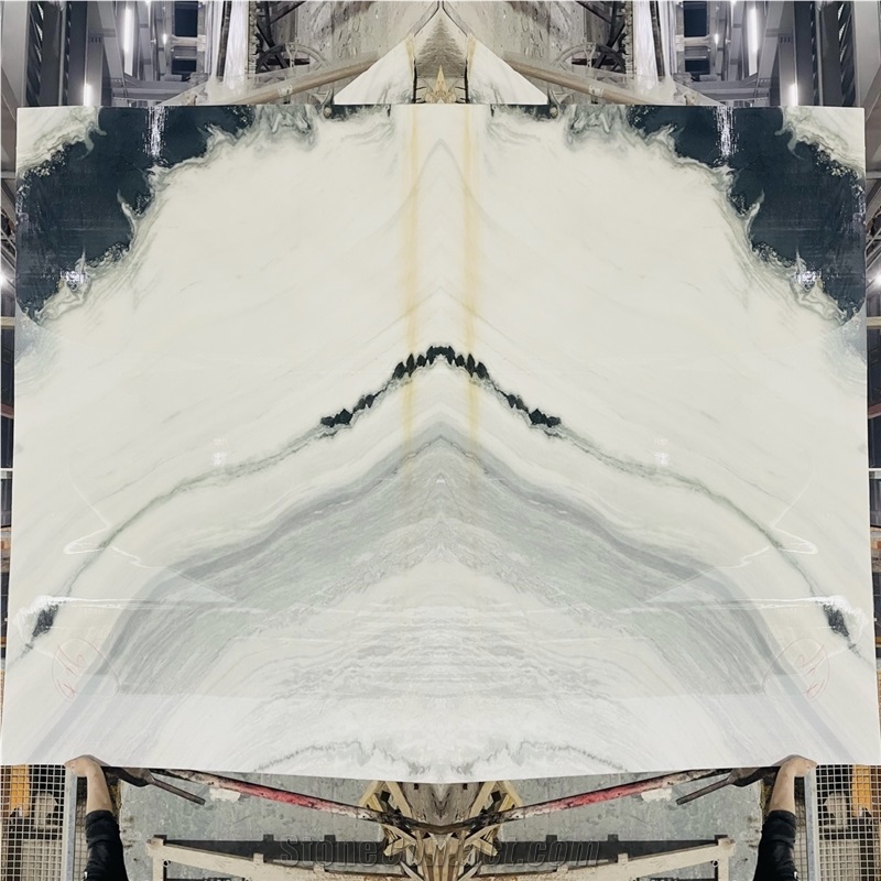 Panda White Marble Tiles And Slabs For Decor And Design