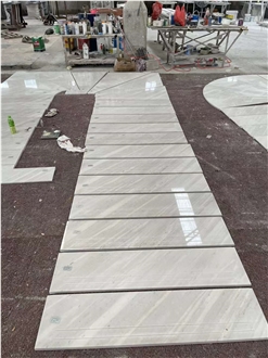 Polaris Bianco Marble Tiles Kitchen, Bathroom Applications