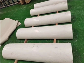 Polaris White Marble Application For Columns