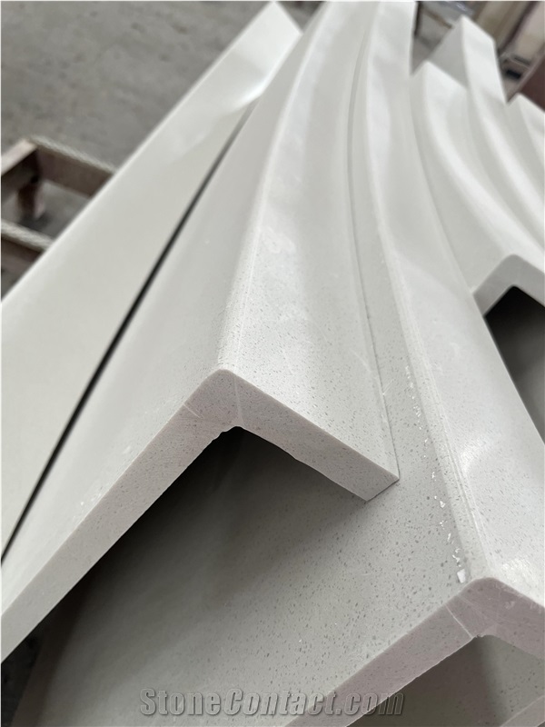 Artificial Quartz Stone Solid Surface Commercial Counters