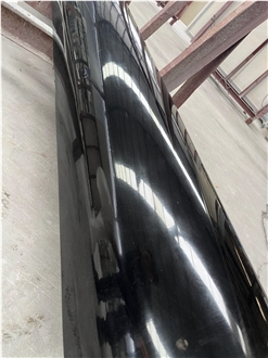 Black Granite Polished Roman Column