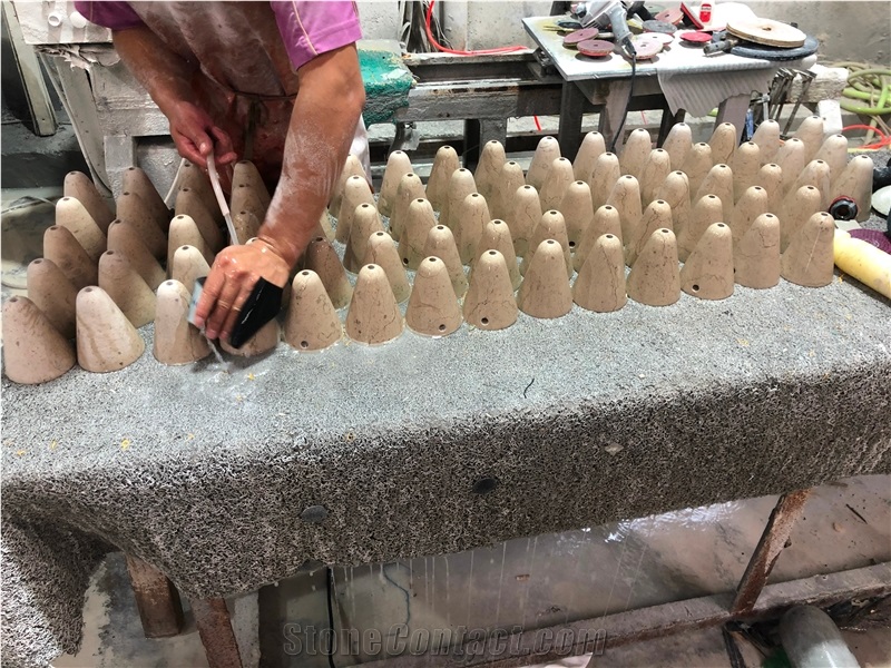 China Marble Lamp Base For Home Decorative Vase