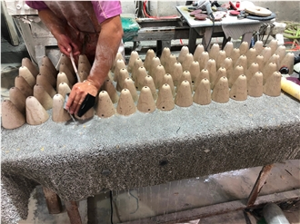 China Marble Lamp Base For Home Decorative Vase
