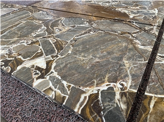 Gold Fusion Polished Marble Wall Tiles For Hotel Gold Fusion Polished Marble Wall Tiles For Hotel