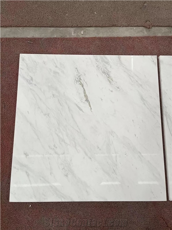 Greece Ariston White Marble Tiles Polished For Indoor Floor