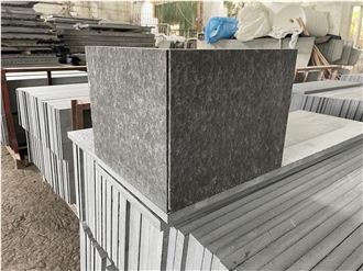 Mongolia Black Basalt Tiles Flamed For Wall Cladding