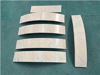 Pink Marble Curved 3D Wall Decor Panels