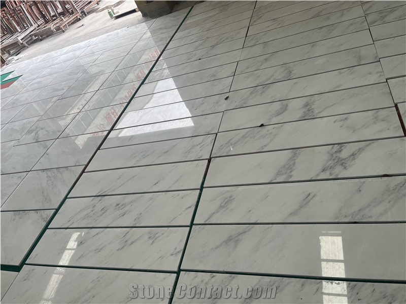 Polsihed White Marble Wall Tiles For Indoor Use