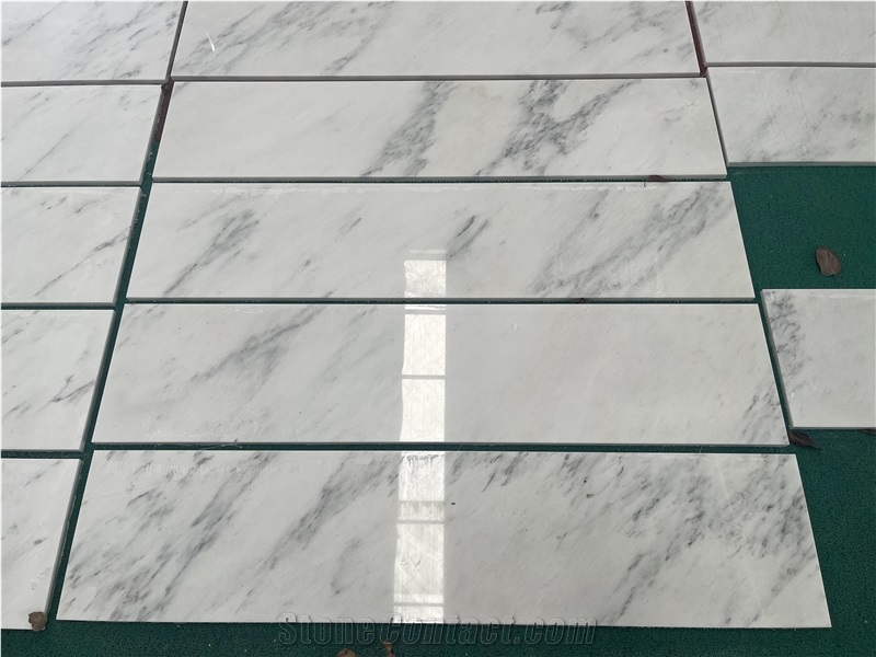 Polsihed White Marble Wall Tiles For Indoor Use