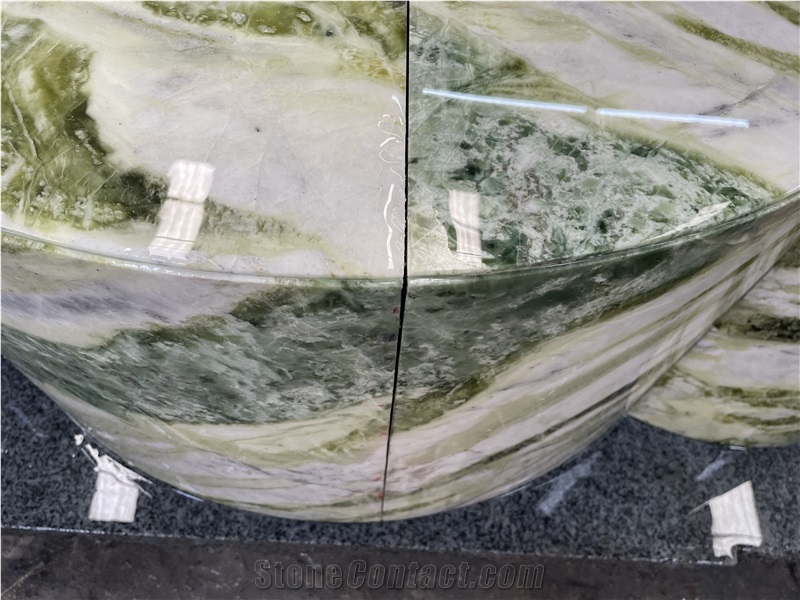 River Jade Marble Coffee Table For Bar Use