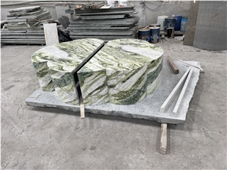 River Jade Marble Coffee Table For Bar Use