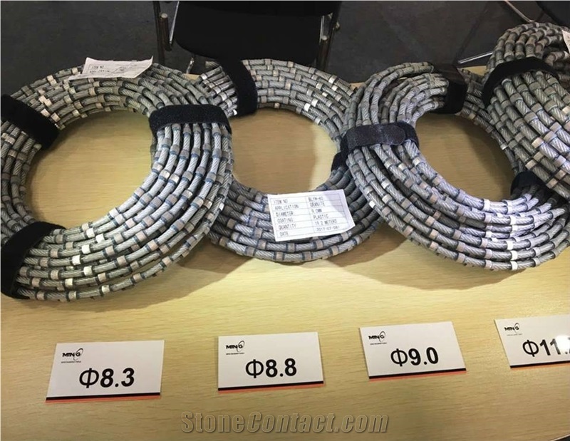 Diamond Monowire For Block Profile And Squaring In 9.0Mm