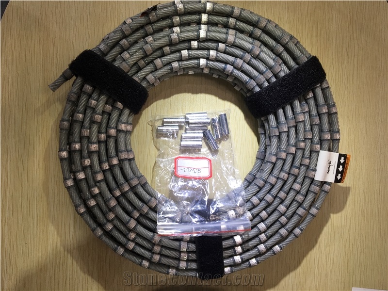 Diamond Wires For Squaring And Shaping Marble Granite