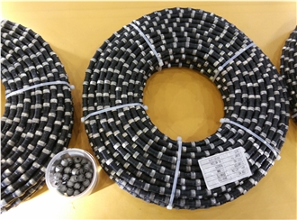 Granite Quarry Wires For Cutting With 12.2Mm Diamond Beads