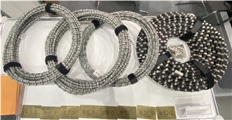 Stone Cutting Wire Saw Machine Use Diamond Wires