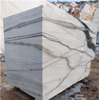 Panda White Marble- Black Swan Marble Blocks Panda White Marble- Black Swan Marble Blocks