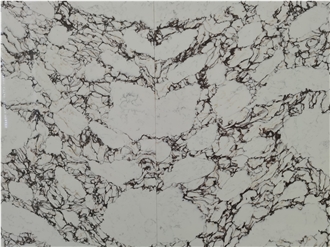 Artificial Calacatta Viola Quartz Stone Slabs