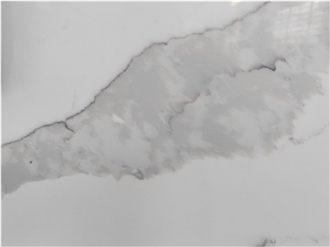 Artificial Calacatta White Quartz Stone Slabs Tiles