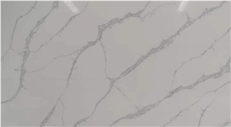 Artificial Stone Calacatta White Quartz Slabs