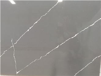 Calacatta Grey Kitchen Artificial Stone Prefab Countertop