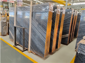 Ancient Wood Grain Marble Slabs For Interior Wall
