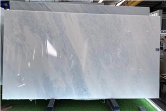 Brazil Crystal Blue - Calcite Blue Extra Marble Translucent Slab Tiles