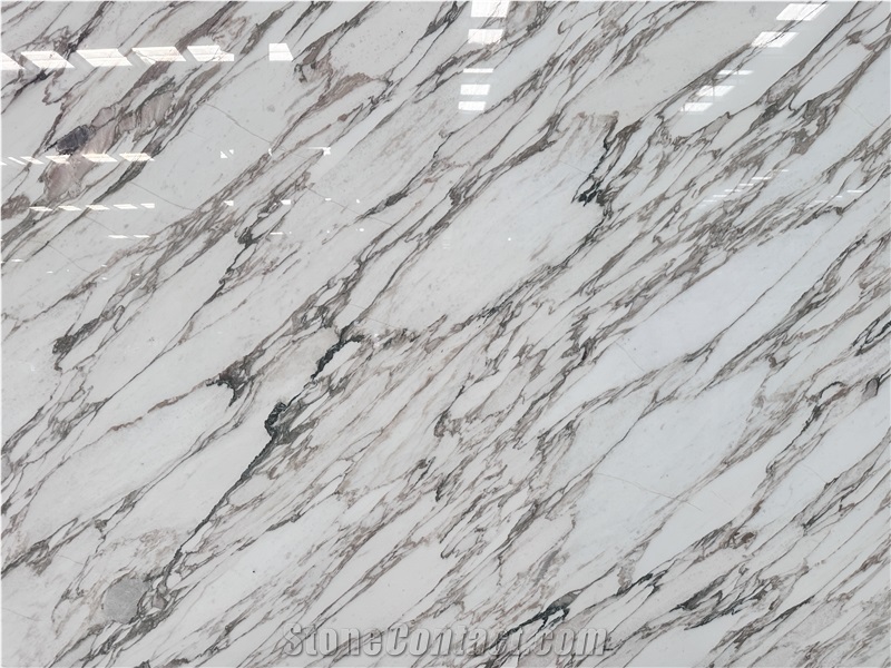 Calacatta Gold Marble Tiles Fish Maw Golden Stone Big Slabs