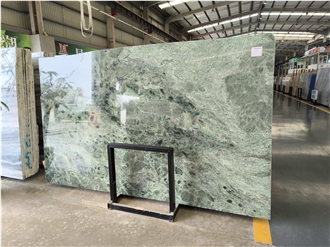 Calacatta Green Marble Slab Floor Tile