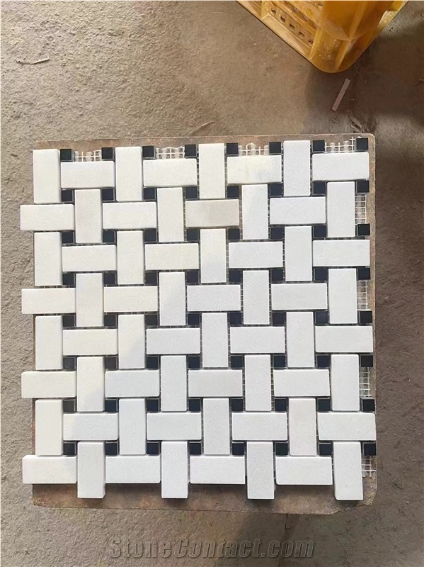 Crystal White Marble Mosaic Tiles