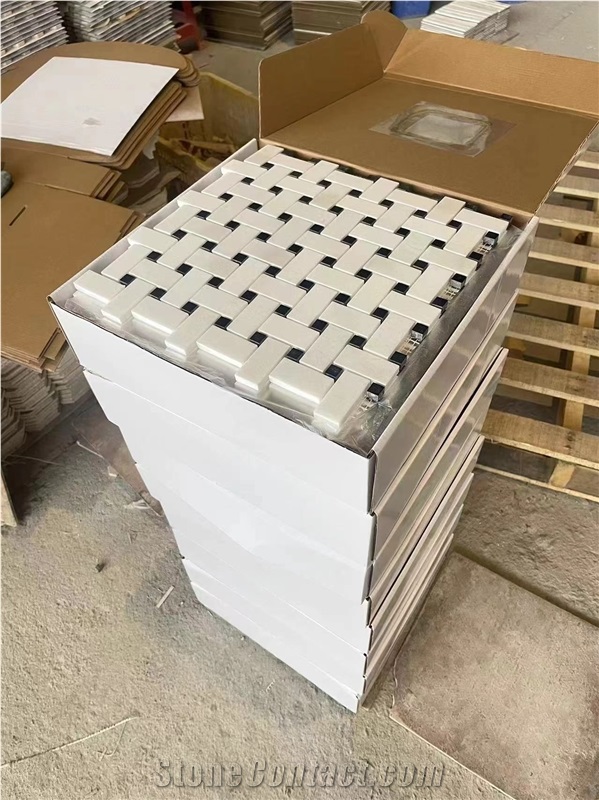 Crystal White Marble Mosaic Tiles