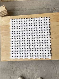 Crystal White Marble Mosaic Tiles