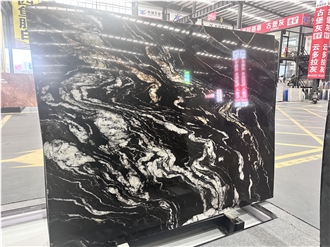 Custom Cosmic Gold Granite Slabs