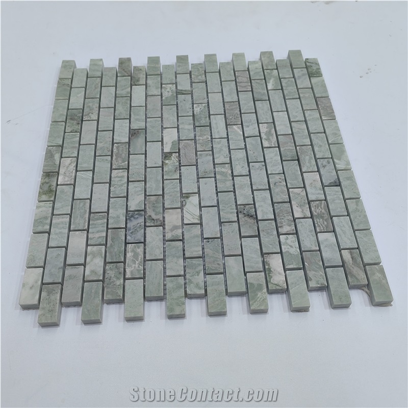 Custom Green Pearl Marble Mosaic Tiles