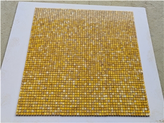Desert Gold Travertine Mosaic Tiles